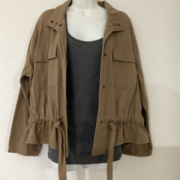 TIME AND TRU BROWN UTILITY JACKET GREAT CONDITION - Picture 10 of 15